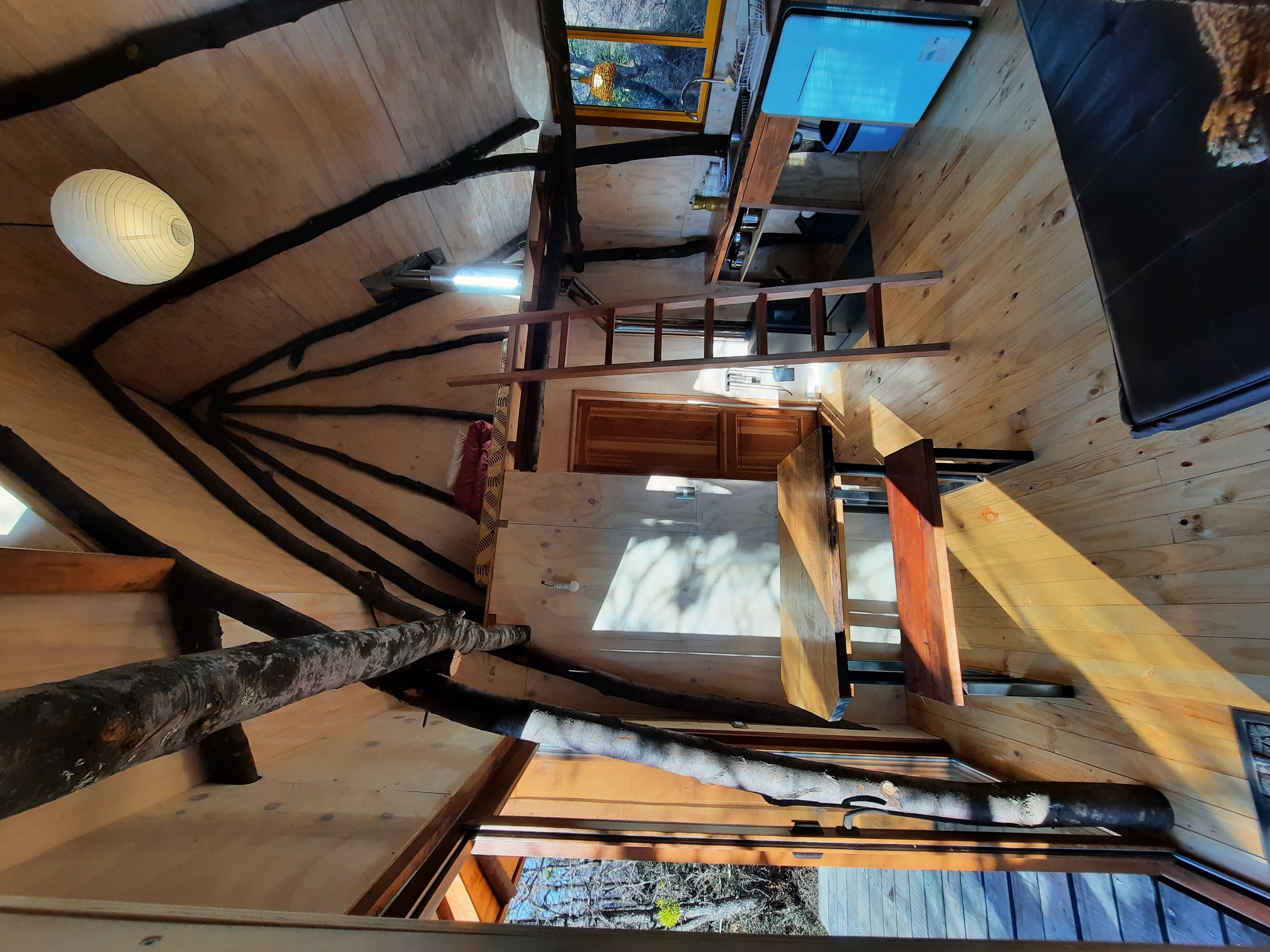 Interior de la Cabaña